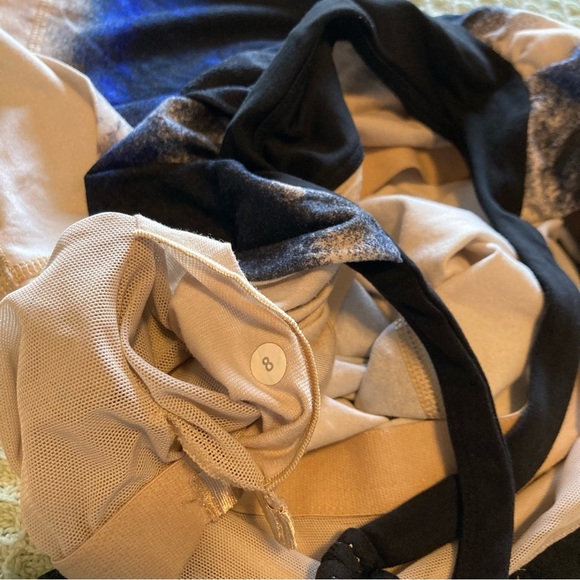 Lululemon Scoop Me Up Tank Milky Way Multi Print Blue / Black Size 8 - Picture 8 of 11